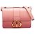 Bolsa 30 Montaigne Dior em pele de vitelo degradê rosa