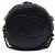 Mochila Chanel Coco Pleats com cordão em couro de bezerro preto Small - vista 3