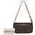 Louis Vuitton Brown Monogram Pochette Accessoires - vista 7