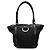 Borsa a mano Gucci Abbey D Ring in tela GG nera