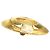 Spilla rotonda placcata oro Chanel Gold CC - vista 11