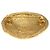 Spilla rotonda placcata oro Chanel Gold CC - vista 3