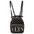 Valentino Black Mini Nappa VLTN Rockstud Spike Backpack