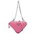 Prada Mini Soft Nappa Triangle Beutel Pink