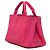 Prada Small Canvas Canapa Logo Tote Rosa - vista 2