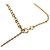 Collana Dior Gold Plated Enamel Strass Logo Pendant - vista 5