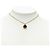 Collana Dior Gold Plated Enamel Strass Logo Pendant - vista 6
