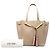 Céline Celine Phantom Cabas Tote Pequeno em Couro Bege - vista 7