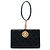Clutch Chanel Black Mini Lambskin Leather Evening By The Sea Clutch