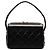 Borsa Vanity Box Chanel in pelle d'agnello matelassé nera
