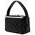 Borsa Vanity Box Chanel in pelle d'agnello matelassé nera - vista 2