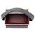 Borsa Vanity Box Chanel in pelle d'agnello matelassé nera - vista 4