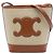 Céline Celine Borsa Secchiello Small Canvas Cuir Triomphe Marrone