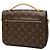 Louis Vuitton Brown Monogram Pochette Metis - vista 2