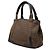 Borsa Balenciaga in lana e pelle marrone - vista 2