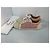 Christian Louboutin Sneakers mesh e pelle rosa con borchie - vista 2