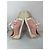 Christian Louboutin Sneakers mesh e pelle rosa con borchie - vista 6