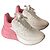 Sneakers Alexander McQueen in Pelle Bianco e Rosa
