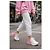 Sneakers Alexander McQueen in Pelle Bianco e Rosa - vista 2