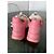 Sneakers Alexander McQueen in Pelle Bianco e Rosa - vista 7