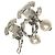 Boucles d'oreilles Clip Coco Mark en perles Chanel - vue 4