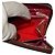 Carteira bi-fold compacta em seda Azap da Hermès - vista 6
