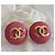 Chanel CC Ohrringe aus roségoldfarbenem Metall - Ansicht 10