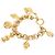 Bracciale con ciondoli placcati oro Chanel Mademoiselle