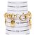 Bracciale con ciondoli placcati oro Chanel Mademoiselle - vista 6