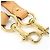 Keepall Bandoulière en cuir naturel Louis Vuitton - vue 3