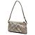 Silberne Lederhandtasche mit Nova Check-Muster von Burberry - Ansicht 2