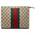 Gucci GG Supreme Sherry Line Clutch