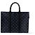 Louis Vuitton Sac Plat Zipper Monogram Eclipse Canvas Horizontal