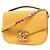 Bolsa de ombro Chanel amarela
