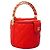 Borsa Vanity Chanel in pelle rossa - vista 2