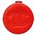 Borsa Vanity Chanel in pelle rossa - vista 3