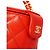 Borsa Vanity Chanel in pelle rossa - vista 6