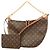 Louis Vuitton Monogram Reverse Loop Hobo Handbag