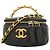 Bolsa Vanity Chanel Matelassé em pele de cordeiro com corrente