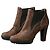 Tod's Brown Leather Ankle Boots