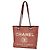 Chanel Deauville Canvas Chain Tote Bag