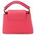 Sac à main Louis Vuitton Capucines MINI en rose - vue 3
