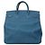 Hermès Borsa Hermes Haut à Courroies 40 in pelle Togo blu profondo - vista 12