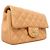 Bolso de hombro Chanel de piel de cordero beige - vista 2