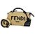 Borsa in rafia Fendi By The Way