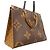 Borsa Tote Louis Vuitton Monogram Giant Reverse OnTheGo MM - vista 2
