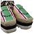 Stella Mc Cartney Stella McCartney Gaia Striped Raffia Platform Espadrilles in Multicolor Raffia - view 7