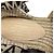 Stella Mc Cartney Stella McCartney Gaia Striped Raffia Platform Espadrilles in Multicolor Raffia - view 9