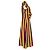 Abito midi a righe Alice con fiocco anteriore Staud in cotone multicolore - vista 2