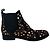 Alaïa Patterned Chelsea Boots in Black Suede